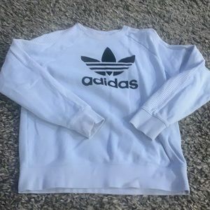 Adidas light blue sweatshirt